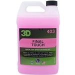 3D Final Touch Wax Gallon. - 403G01