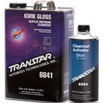 Transtar 6841 Kwik Gloss 4:1 Acrylic Clearcoat Gallon & 6874 Slow Activator Quart Kit