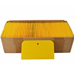 4" Yellow Body Filler Spreaders - Box of 100