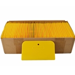 6" Yellow Body Filler Spreaders - Box of 100