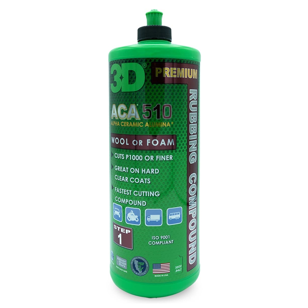 3D ACA 510 Rubbing Compound – Fast-Cutting Paint 3D ACA 510 Rubbing Compound – Fast-Cutting Paint