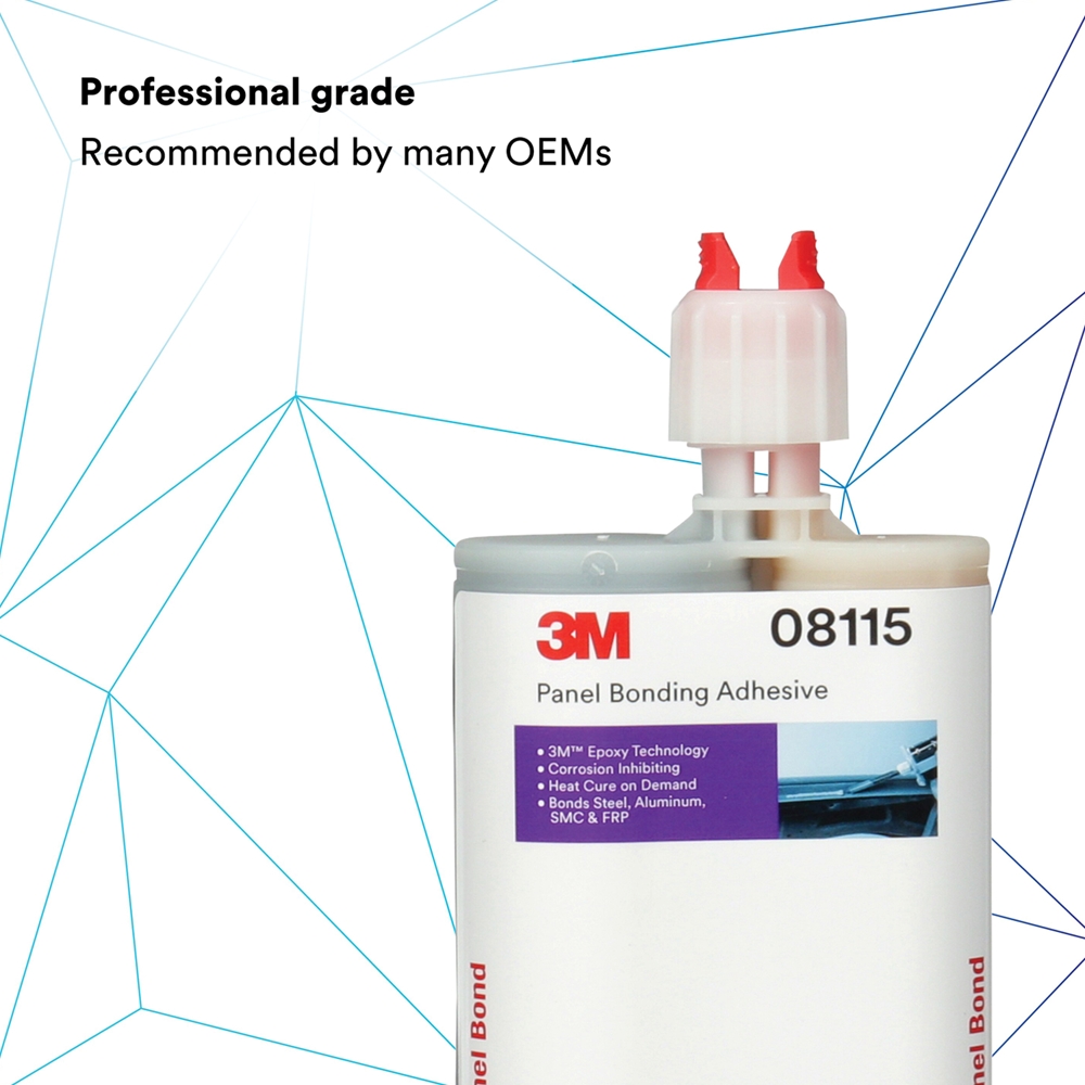 3M 8115 Panel Bonding Adhesive Kit – Includes Applicator Gun + 6 Mixing Tips – Save Big! - View #4