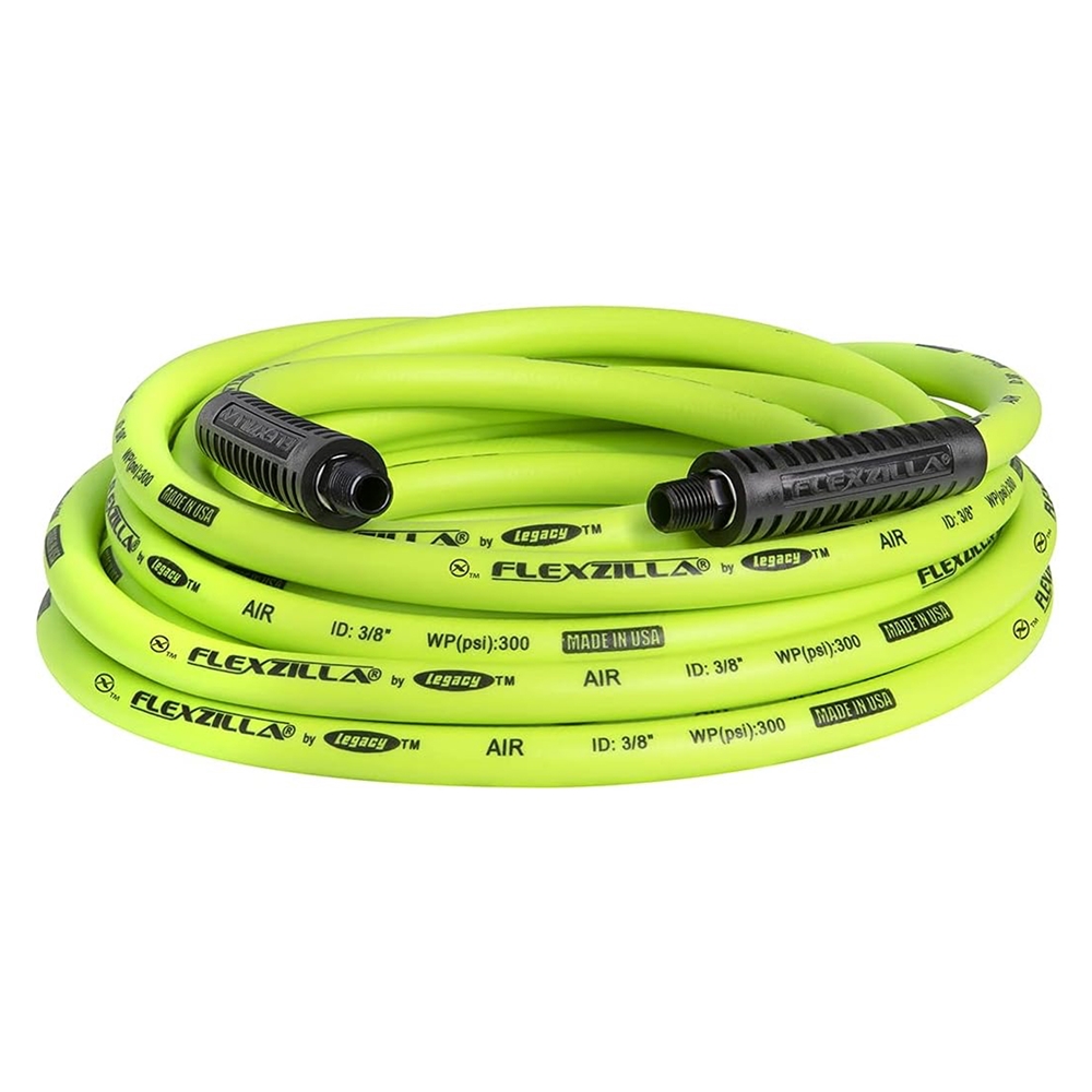 Flexzilla 3/8 in. x 25 ft Heavy-Duty Air Hose, 1/4