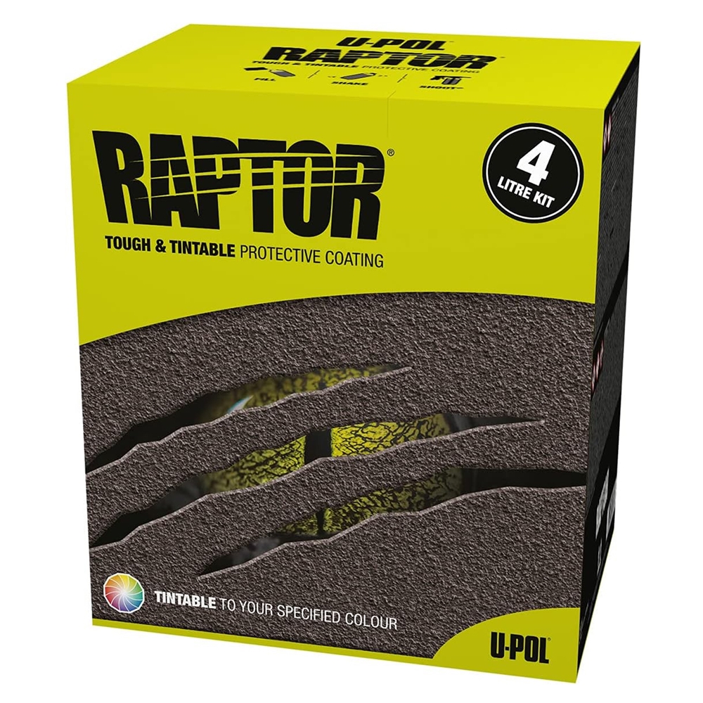 U-POLのRAPTOR LINER ホワイト４L 塗装ガンセット ホワイト【4L ガン付】U-POL RAPTOR LINER 正規品 ラプター