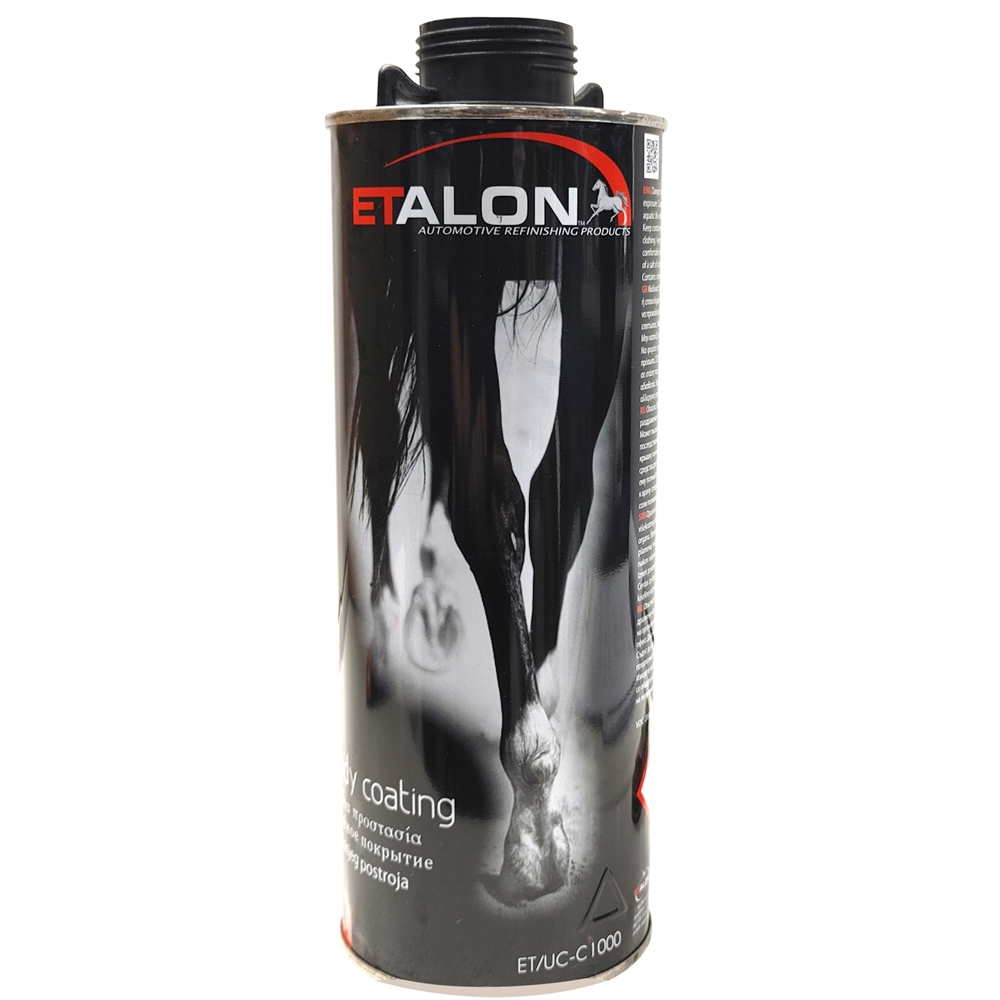 Genesis Auto Body Supply ETALON Black Underbody Coating 1Kg ETUC1000B
