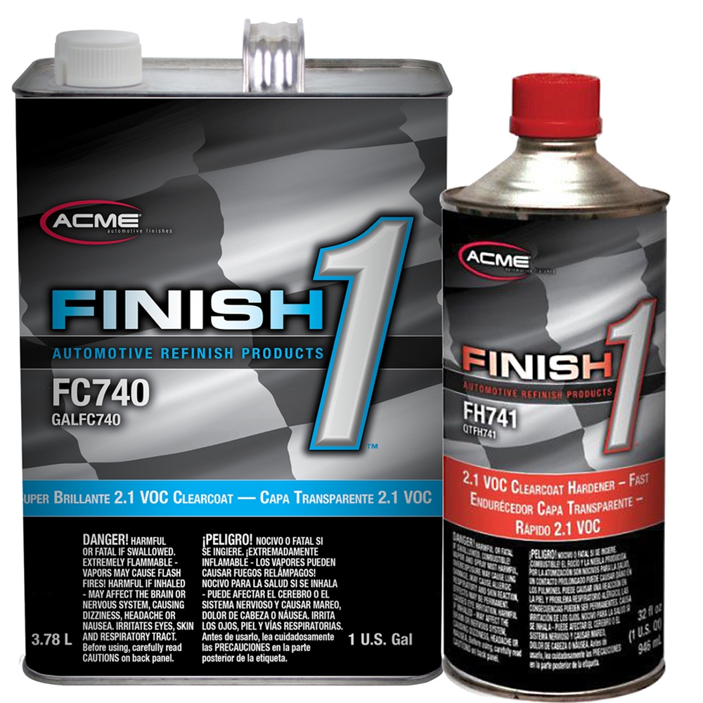 Finish-1 Super Brillante 2.1 Clearcoat Gallon FC740 & FH741