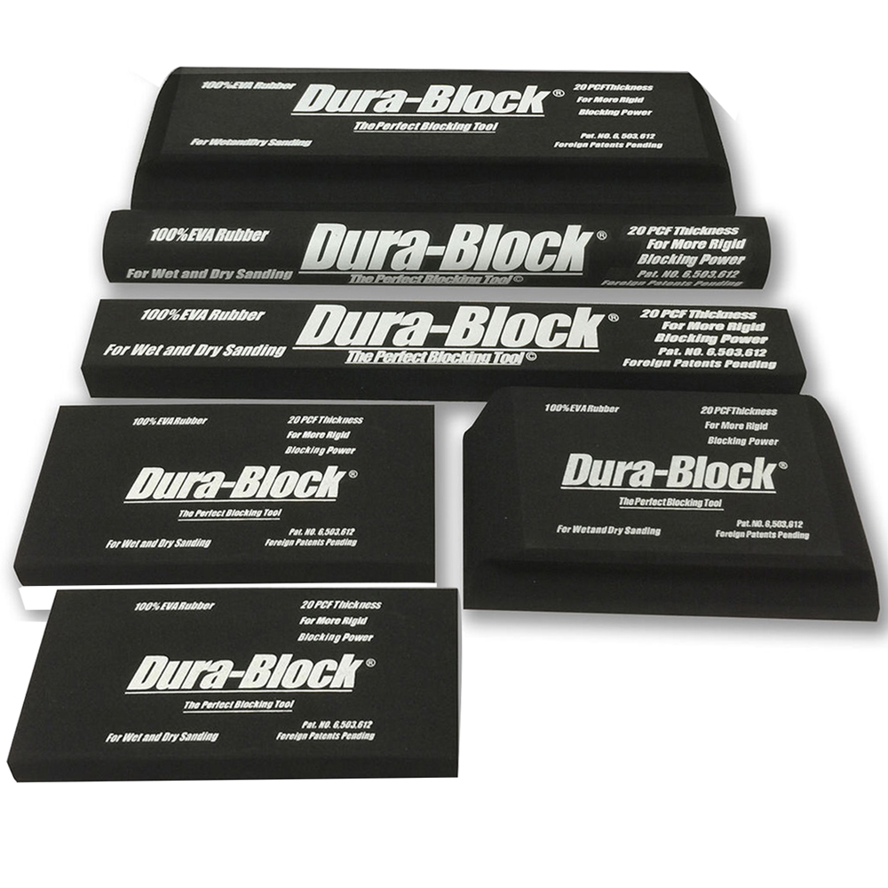 Genesis Auto Body Supply DuraBlock 6 Piece PSA Sanding Block Kit AF44A