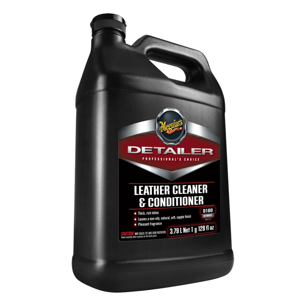 Meguiar's D18001 Leather Cleaner & Conditioner – 1 Gallon Professional Detailer