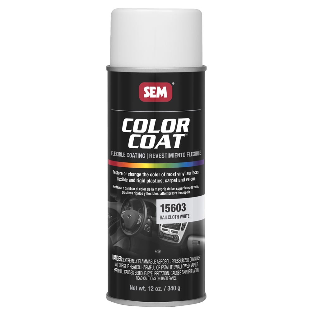 SEM Color Coat Sailcloth White 12 Oz. Aerosol - 15603