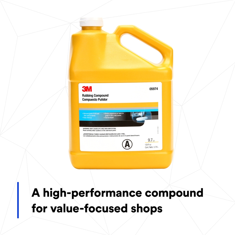 Genesis Auto Body Supply - 3M Perfect-It II Rubbing Compound Gallon - 5974