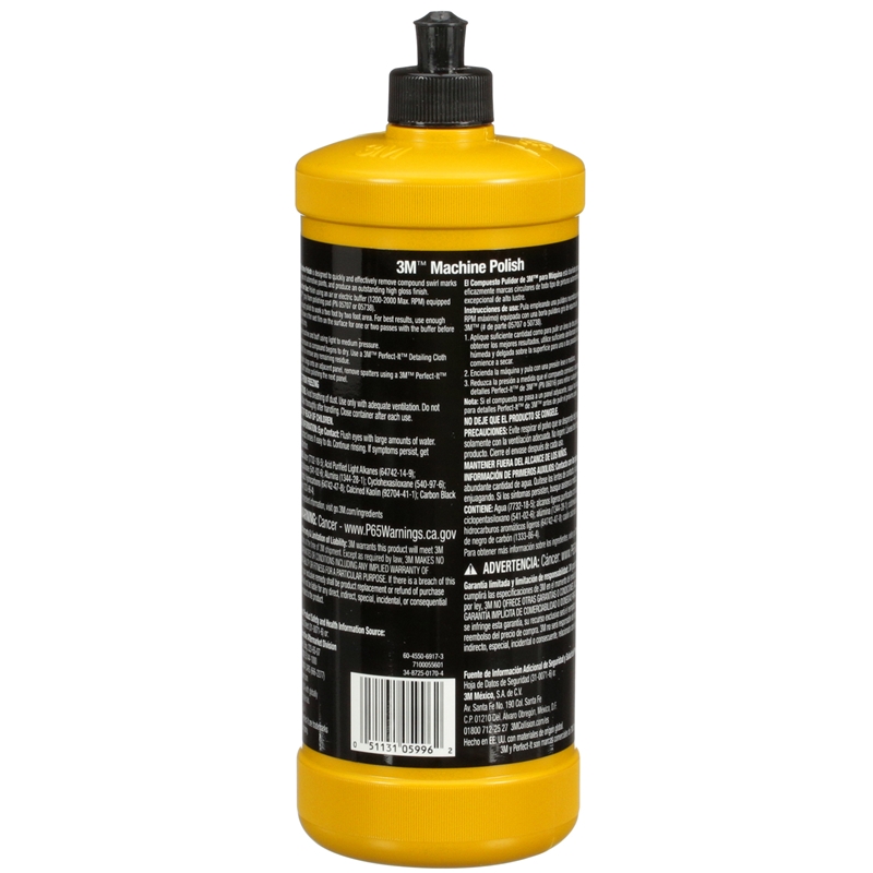 Genesis Auto Body Supply - 3M Machine Polish Quart - 5996 Genesis Auto Body Supply - 3M Machine Polish Quart - 5996
