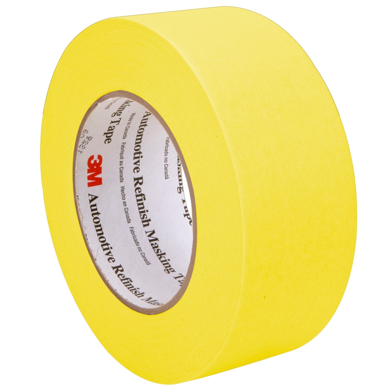 3M 2" Yellow Masking Tape (Roll) - 6656