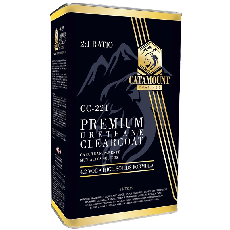 Catamount Coatings 2:1 Premium Urethane Clear Coat 5 Liter - 221