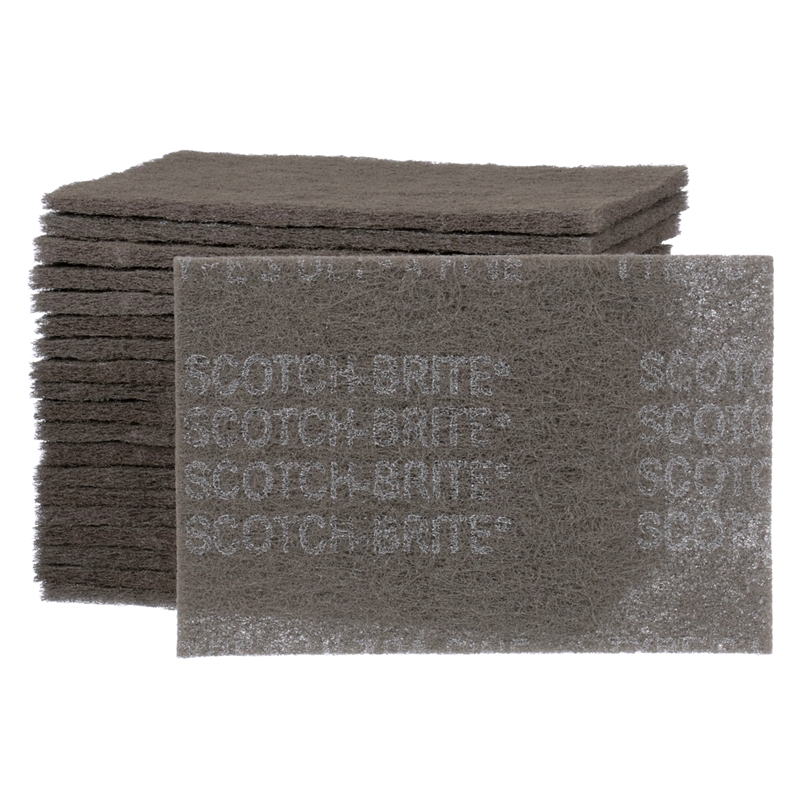 3M 6" X 9" Gray Scuff Pads (20/Box) - 7448