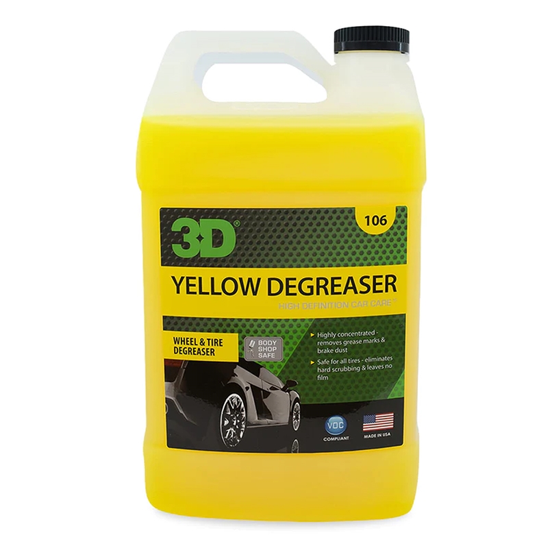 3D Yellow Degreaser Wheel Cleaner Refill Gallon - 106G01