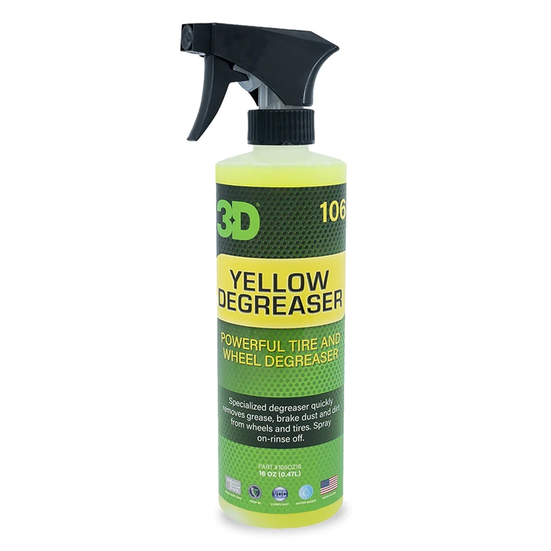 3D Yellow Degreaser 16 Oz. Spray Bottle - 106OZ16