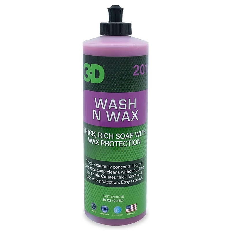 3D Wash & Wax Car Soap 16 Oz. - 201OZ16