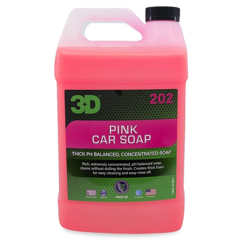 3D Pink Car Soap Gallon. - 202G01