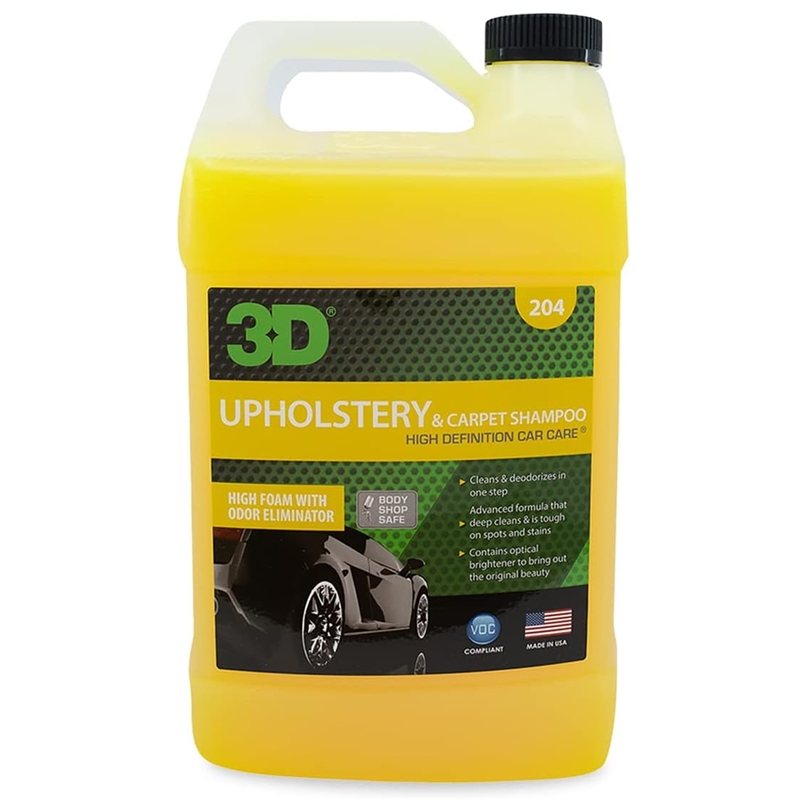 3D Upholstery & Carpet Shampoo Gallon - 204G01