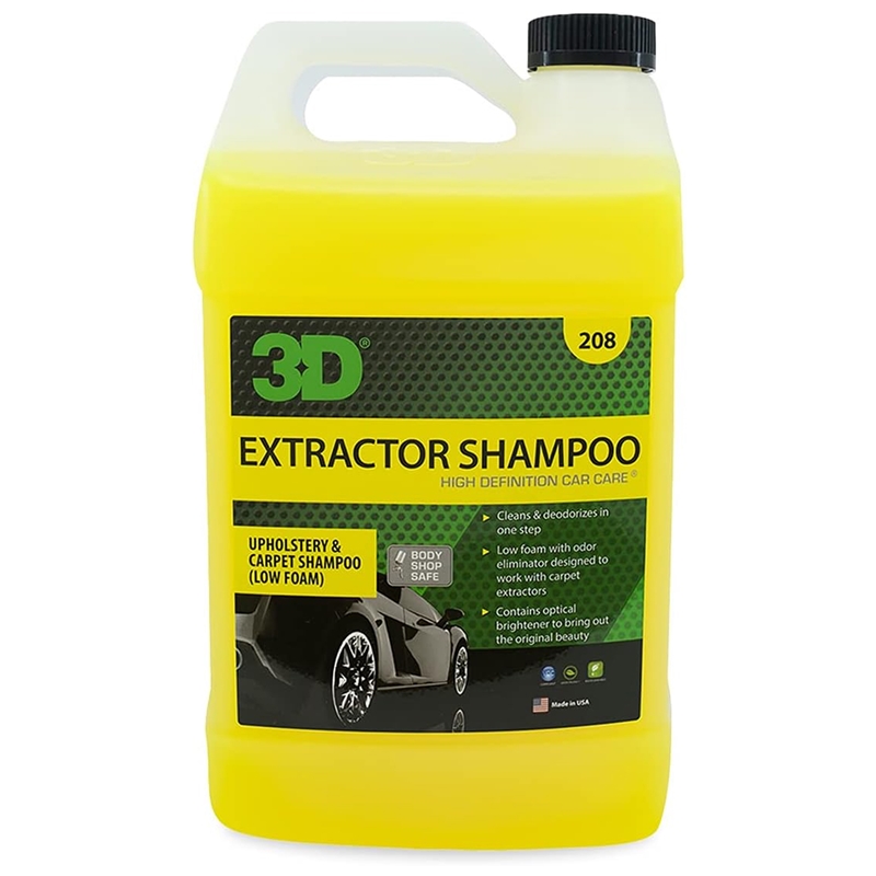 3D Carpet Extractor Shampoo Gallon - 208G01