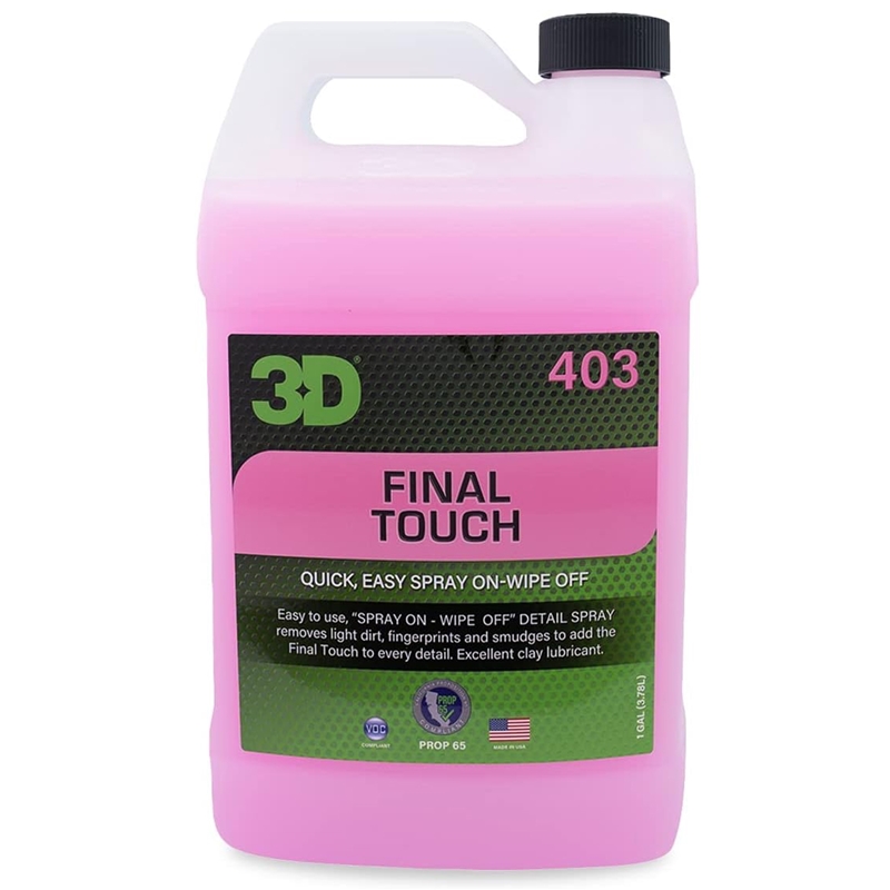 3D Final Touch Wax Gallon. - 403G01
