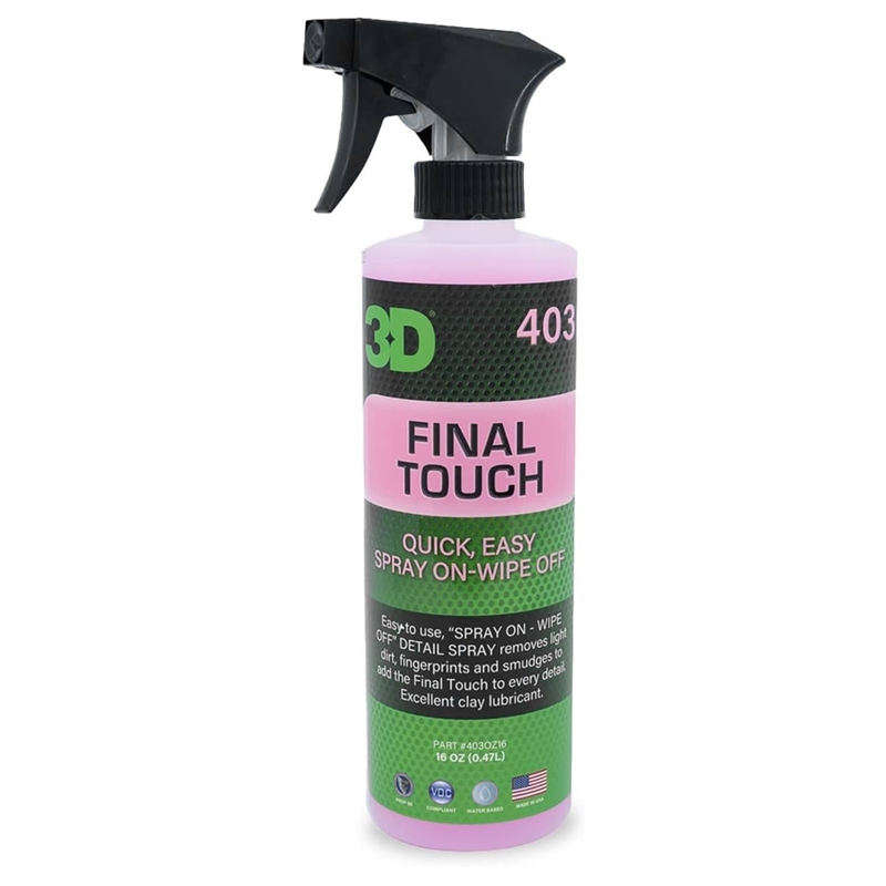 3D Final Touch Quick Detail Spray 16 Oz. - 403OZ16