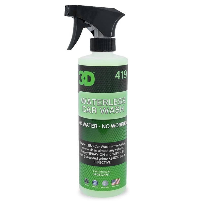 3D Waterless Car Wash Spray 16 Oz. - 419OZ16