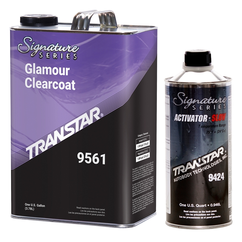 Transtar 9651 Glamour 2:1 Clearcoat Gallon & 9424 Signature Series Slow Activator Kit