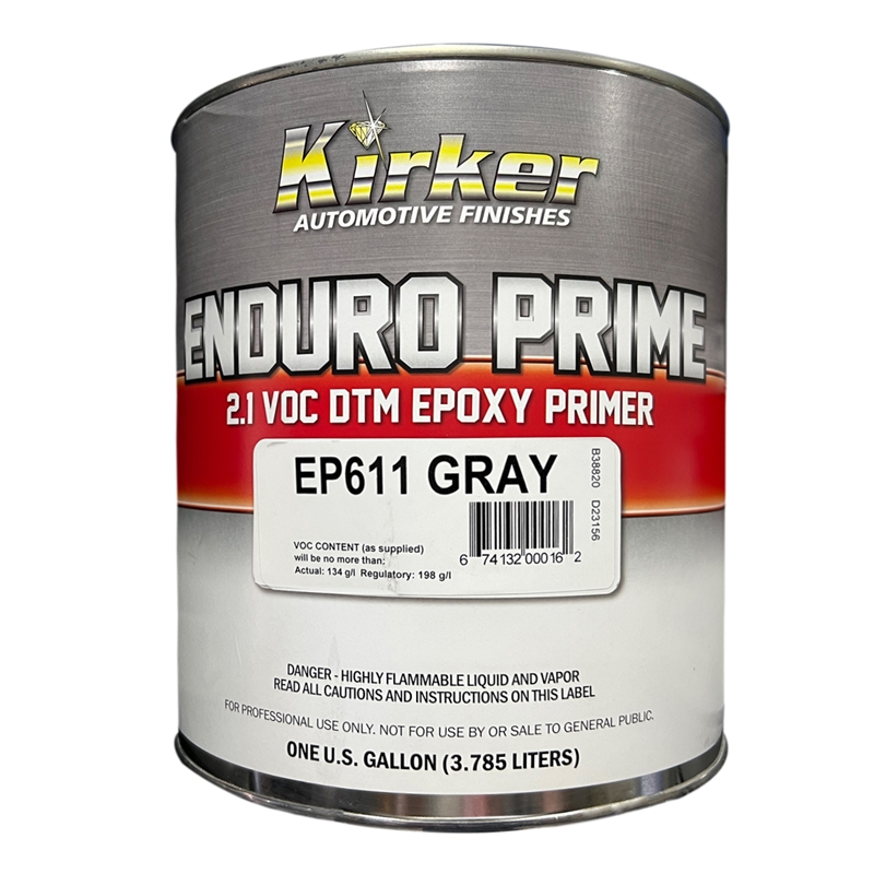 Kirker 2.1 VOC DTM Gray Epoxy Primer Gallon - EP611
