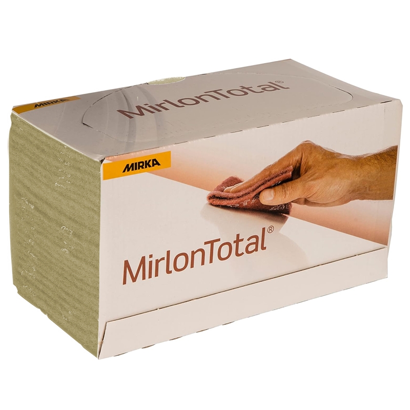 Mirka Mirlon Total 4-1/2" X 9" Micro Fine Gold Scuff Pads (25/BOX) - 18-118-449