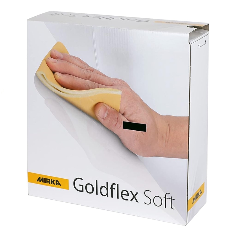 Mirka Goldflex Soft 4-1/2" x 5" Hand Sanding Sheet Roll 320 Grit - 23-145-320