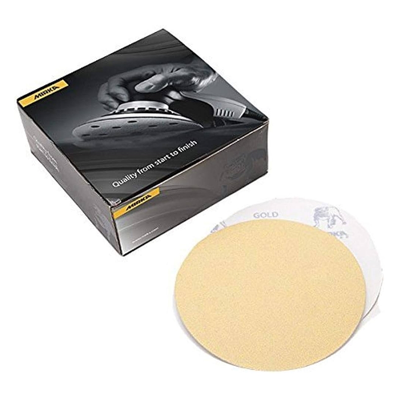 Mirka Gold Grip 6" Sanding Discs 80 Grit 50/Box - 23-622-080