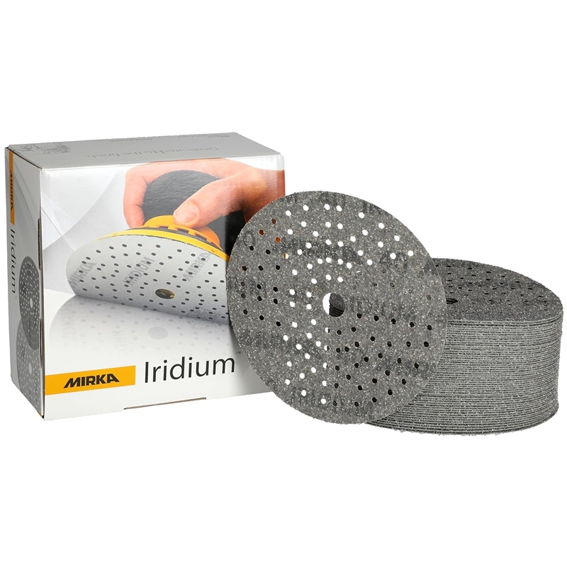 Mirka Iridium Grip 6" Sanding Discs 40 Grit 50/Box - 24-6MH-040