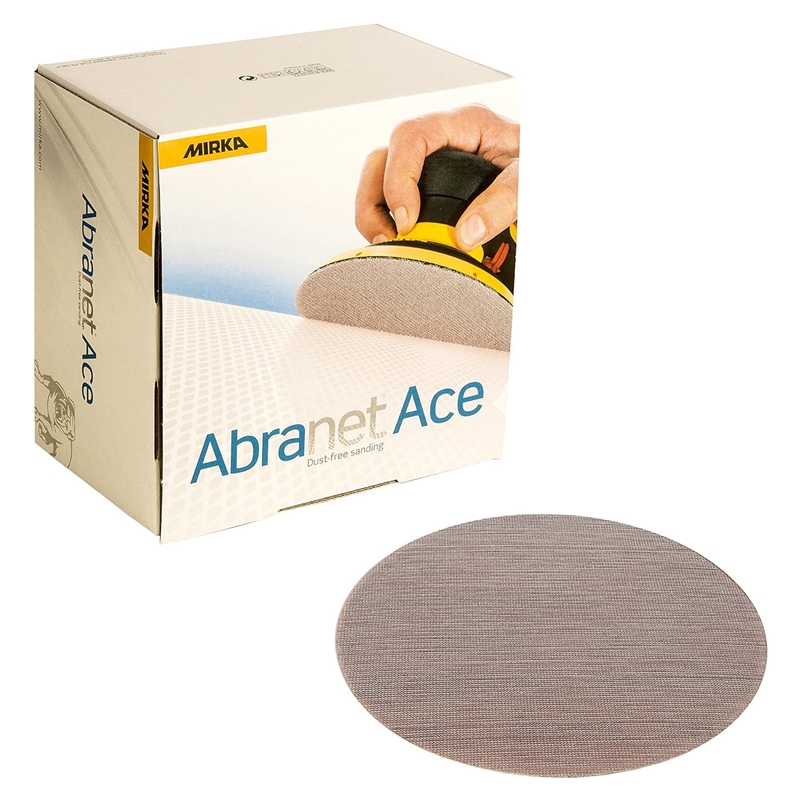 Mirka Abranet Ace 6" Grip Sanding Discs 240 Grit (50/box) - AC-241-240