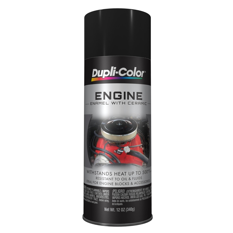 Dupli-Color Gloss Black Engine Enamel 12 oz Aerosol - DA1613