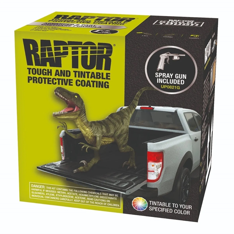 U-Pol Raptor Tintable Bed Liner (4 Liter Kit) with Gun