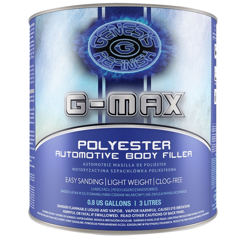 Genesis G-Max Lightweight Polyester Body Filler 3 Liter - G-383