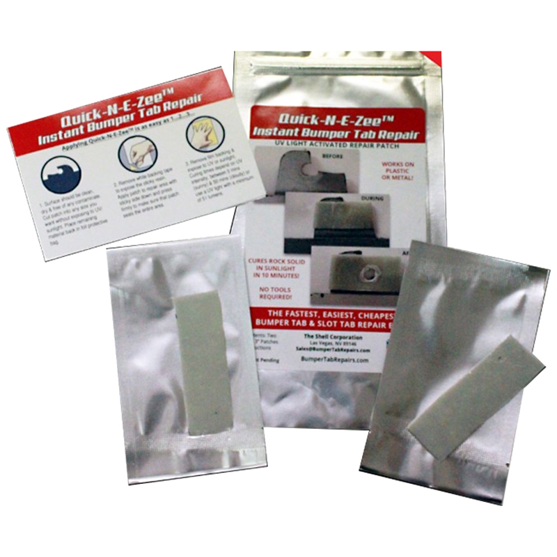 QUICK-N-E-ZEE Instant Bumper Repair Tab - IBTR-PAC