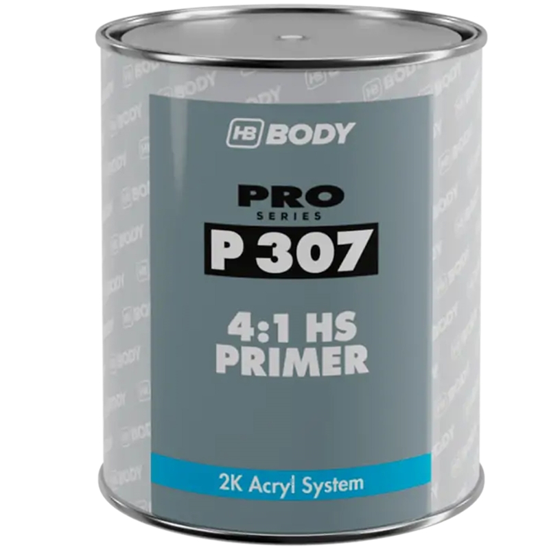 HB Body P307 Acrylic 4:1 HS Primer Gallon Grey - P307G