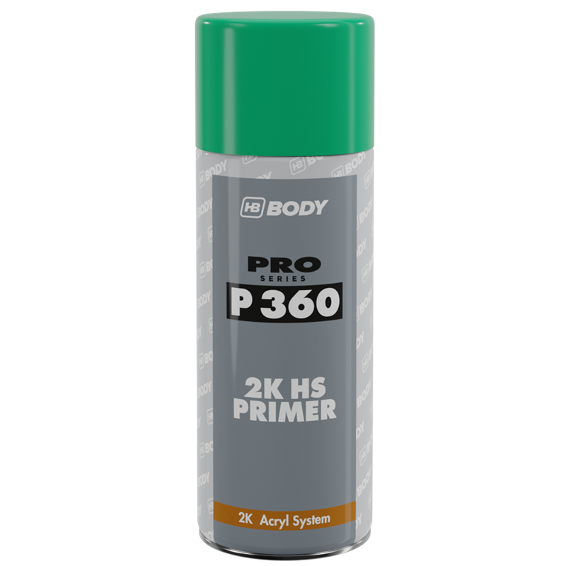 HB Body 2:1 HS Filling Primer Aerosol Green 400ml - P360-GREEN