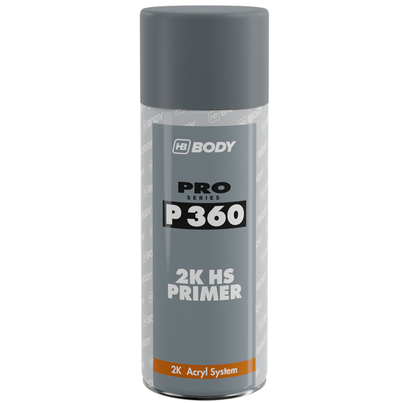 HB Body 2:1 HS Filling Primer Aerosol Grey 400ml - P360-GREY
