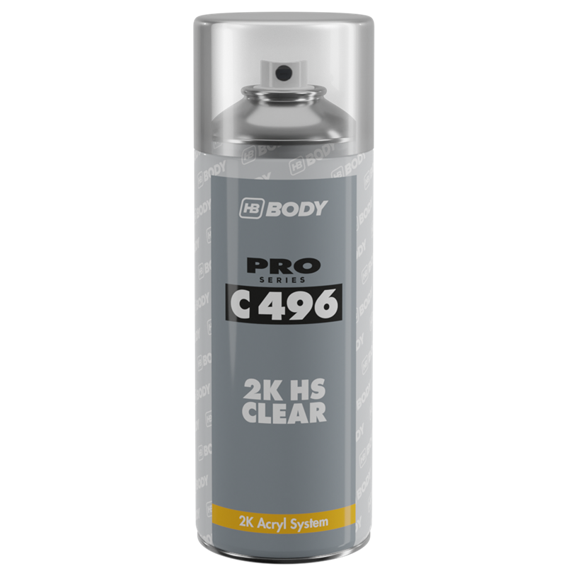 HB Body 2K HS Clear Coat Aersol 400ml - C496