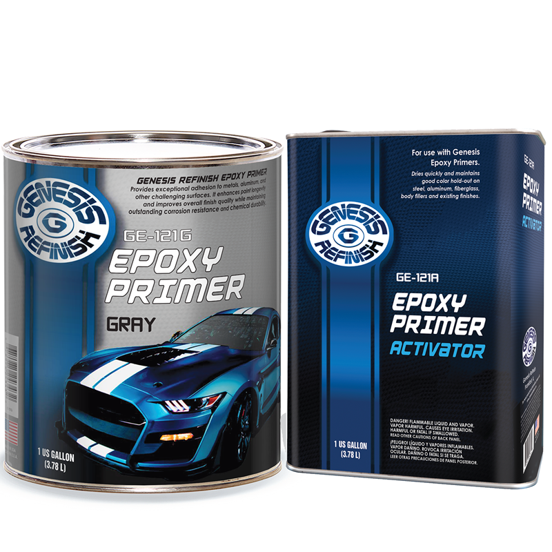 Genesis Refinish High Solids Epoxy Primer/Sealer Grey 2-Gallon Kit- G-121G-KIT