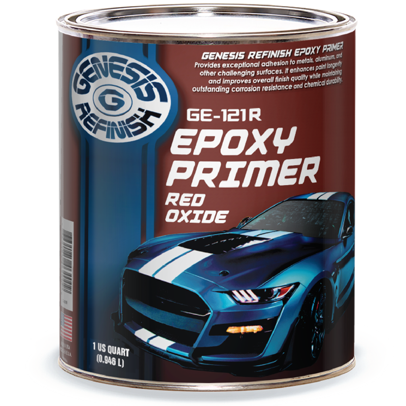 Genesis Refinish High Solids Epoxy Primer/Sealer Red Quart - G-121R-Q