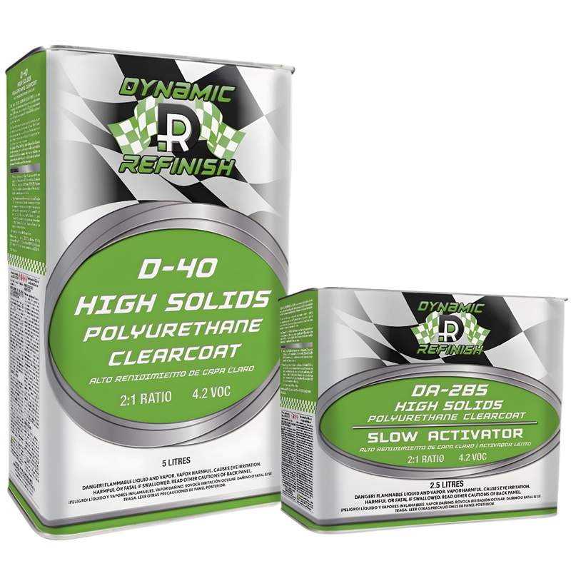 Genesis Refinish 2:1 Europro High Performance Clearcoat 5 Liter & GA-275 Medium Activator 2.5 Liter Kit