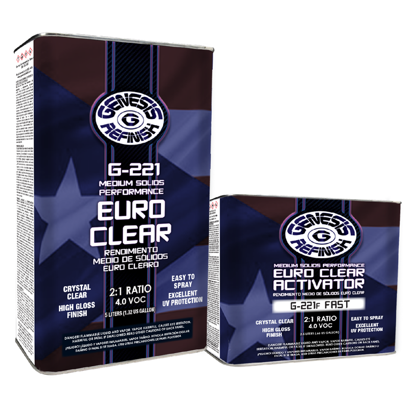 Genesis Refinish 2:1 Euro Medium Solids Clearcoat 5 Liter - G-221