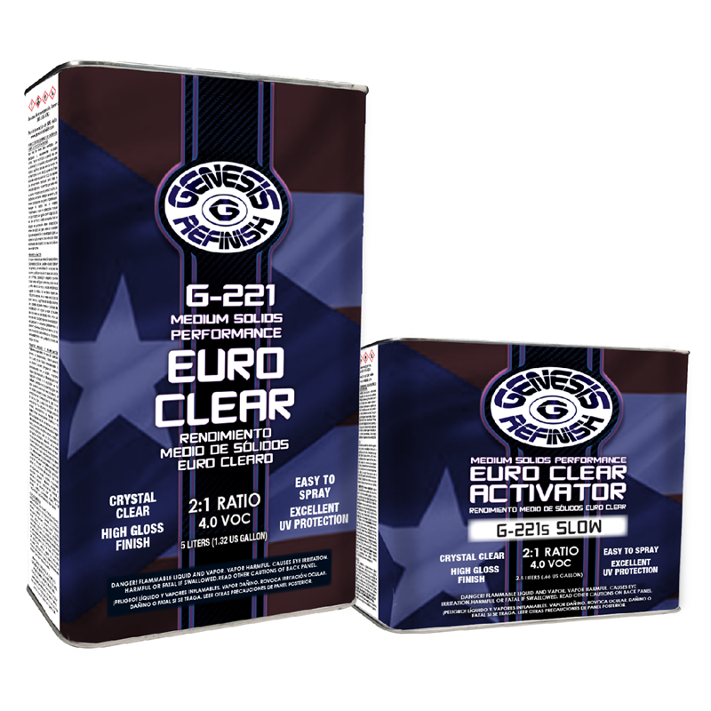 Genesis Refinish 2:1 Euro Medium Solids Clearcoat 5 Liter - G-221
