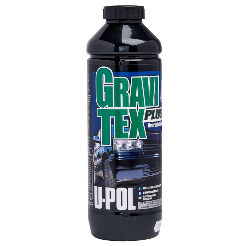 U-Pol Gravitex Chip Guard White Bottle (1 Liter)