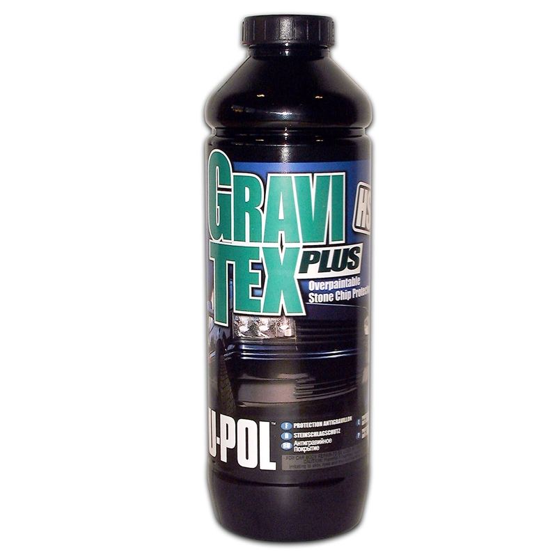 U-Pol Gravitex Chip Guard Gry Paintable Bottle (1 Liter)