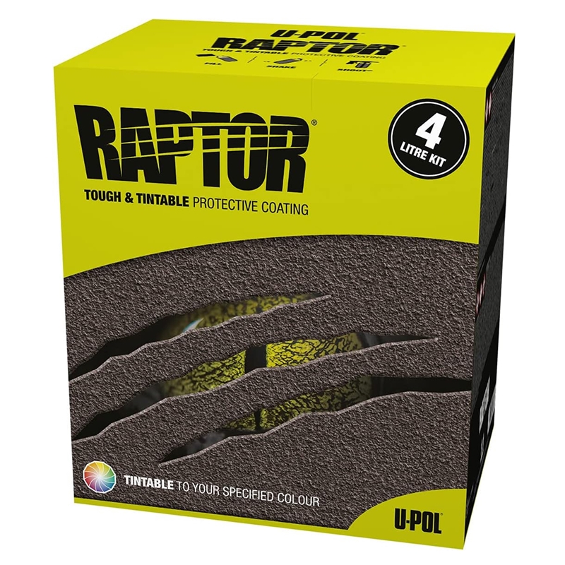 U-Pol Raptor Tintable Bed Liner (4 Liter Kit)